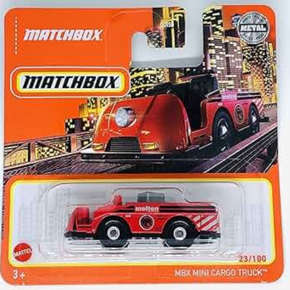 X2 Matchbox Mini Cargo Truck Red